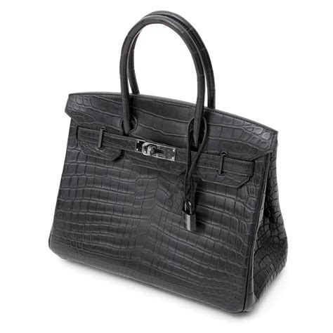 hermes so-black birkin bag 30 black matte alligator crocodile skin|Hermes Birkin 25 crocodile.